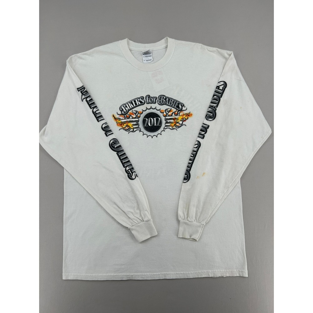 Gildan Mens Bikers for Babies 2012 Kansas City Long Sleeve Graphic T-Shirt XL - Picture 11 of 16